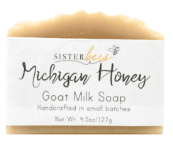 Michigan Honey Goat's Milk Soap (4.5oz)