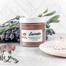 Lavender Brazilian Clay Face Mask