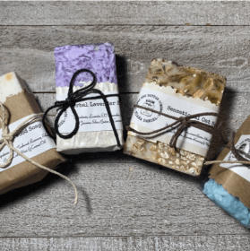 Handmade Oatmeal Honey Soap, 12pk.