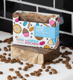 All Natural Handmade Mocha Coffee Soap, 6pk.
